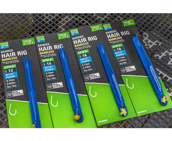 Gpm-B Banded Hair Rigs - 4"/10Cm