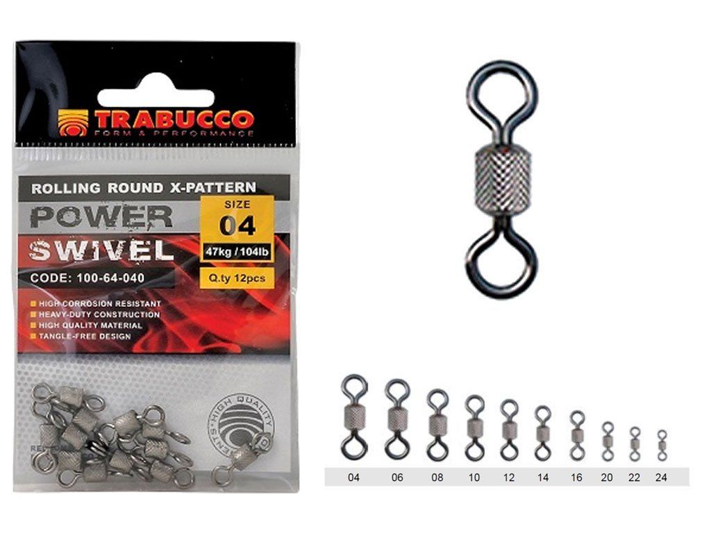 ROLLING ROUND X-PATTERN TRABUCCO SWIVEL