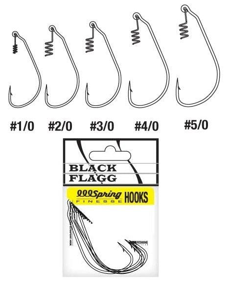 Spring Hook Finesse Black Flagg