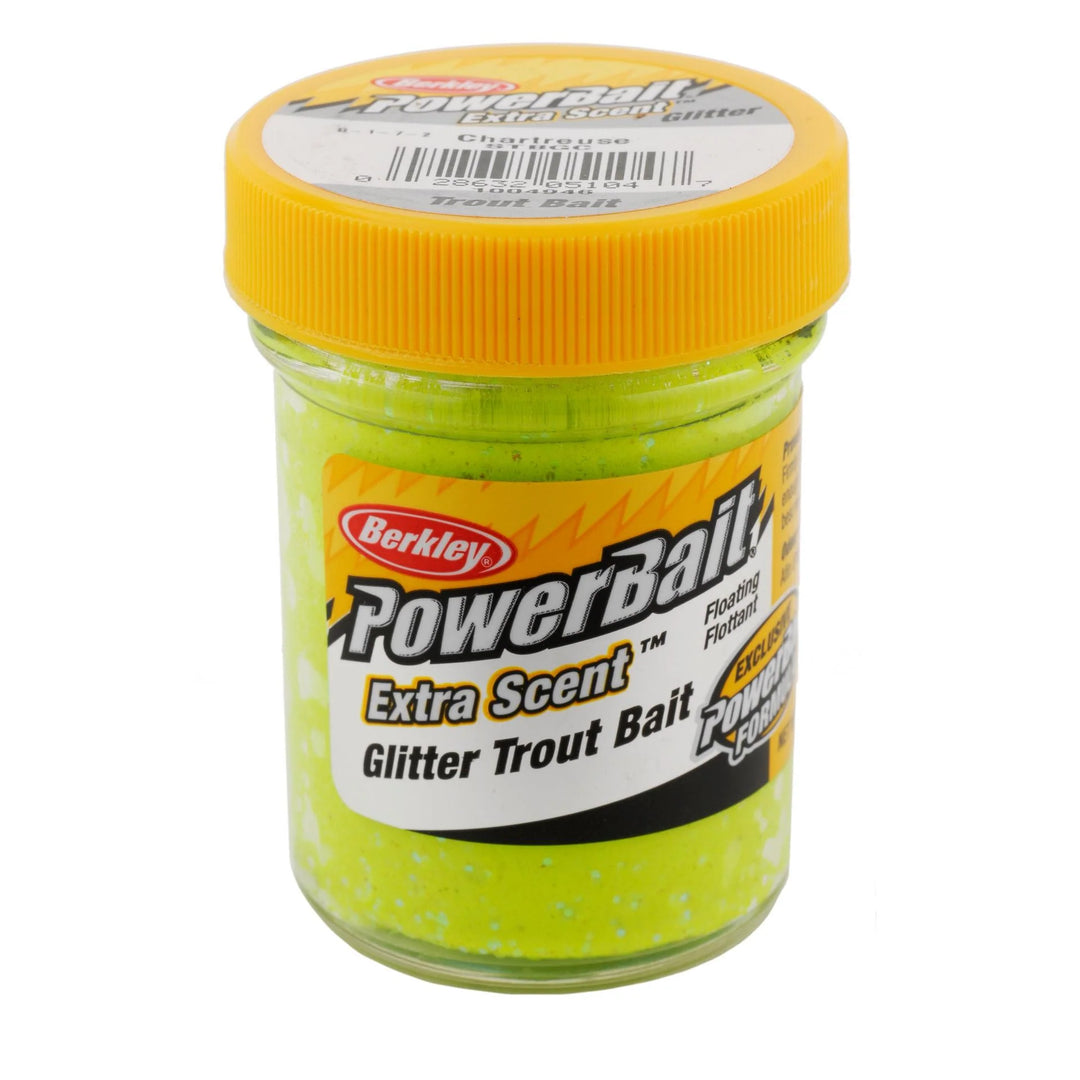 PowerBait Extra scent Glitter Trout Bait