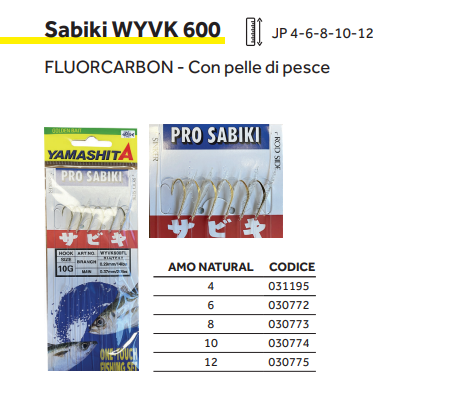 Pro Sabiki WYVK600FLNBS