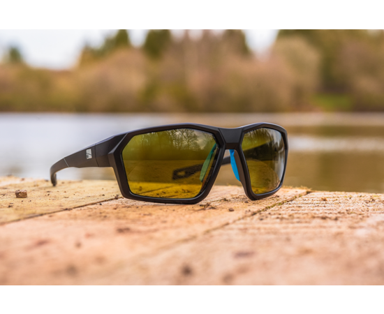 Absolute Wrap Sunglasses Amber Brown