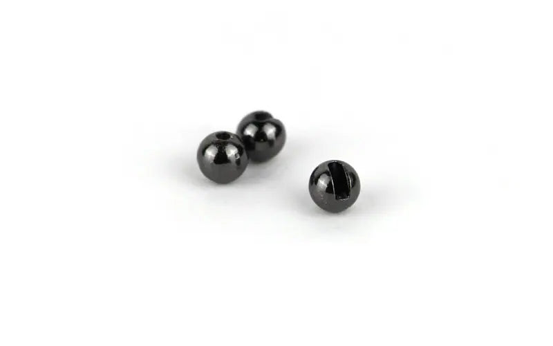 Tungsten Slotted Beads Black