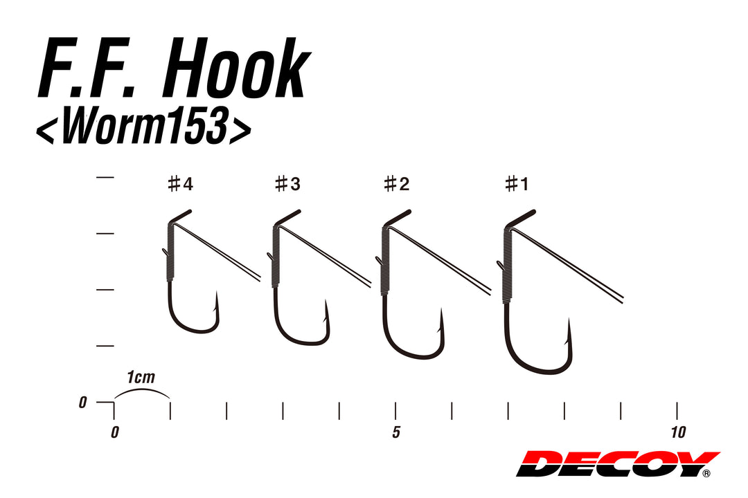 Worm 153 F.F. Hook