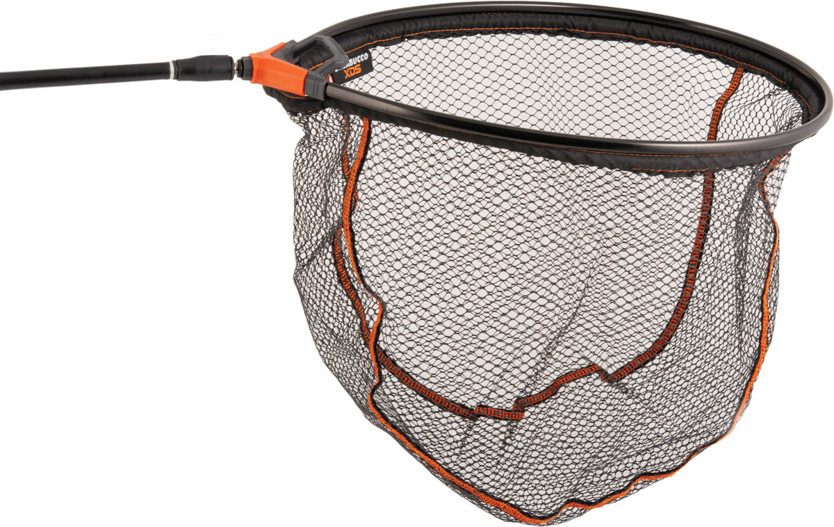 Guadino Guideline Multi Grip Landing Net Rubber Mesh, L, pesca a mosca